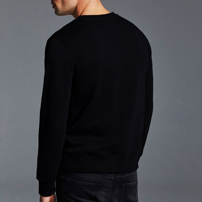 HLSTR Black Fashion Fleece Sweat Shirt