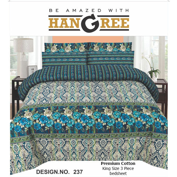 HANGREE PREMIUM COTTON BED SHEET