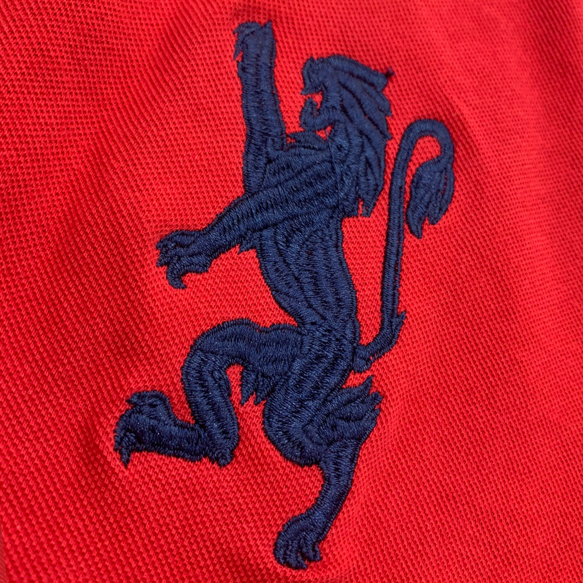 JRDNO Double Collar Executive Red Polo Shirt