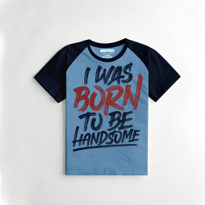 Boy's Contrast Printed Tee