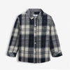 Contrast Check Boy's Casual Shirt