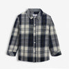 Contrast Check Boy's Casual Shirt
