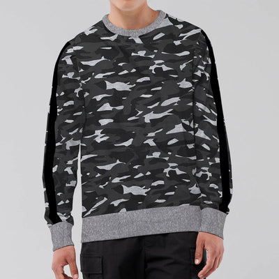 HLSTR Gray Camouflage Sweat Shirt