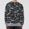 HLSTR Gray Camouflage Sweat Shirt