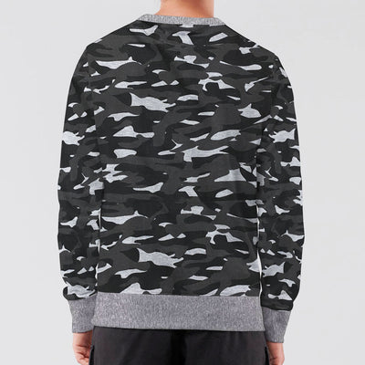 HLSTR Gray Camouflage Sweat Shirt