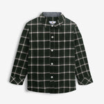 CONTRAST CHECK BOY'S CASUAL SHIRT