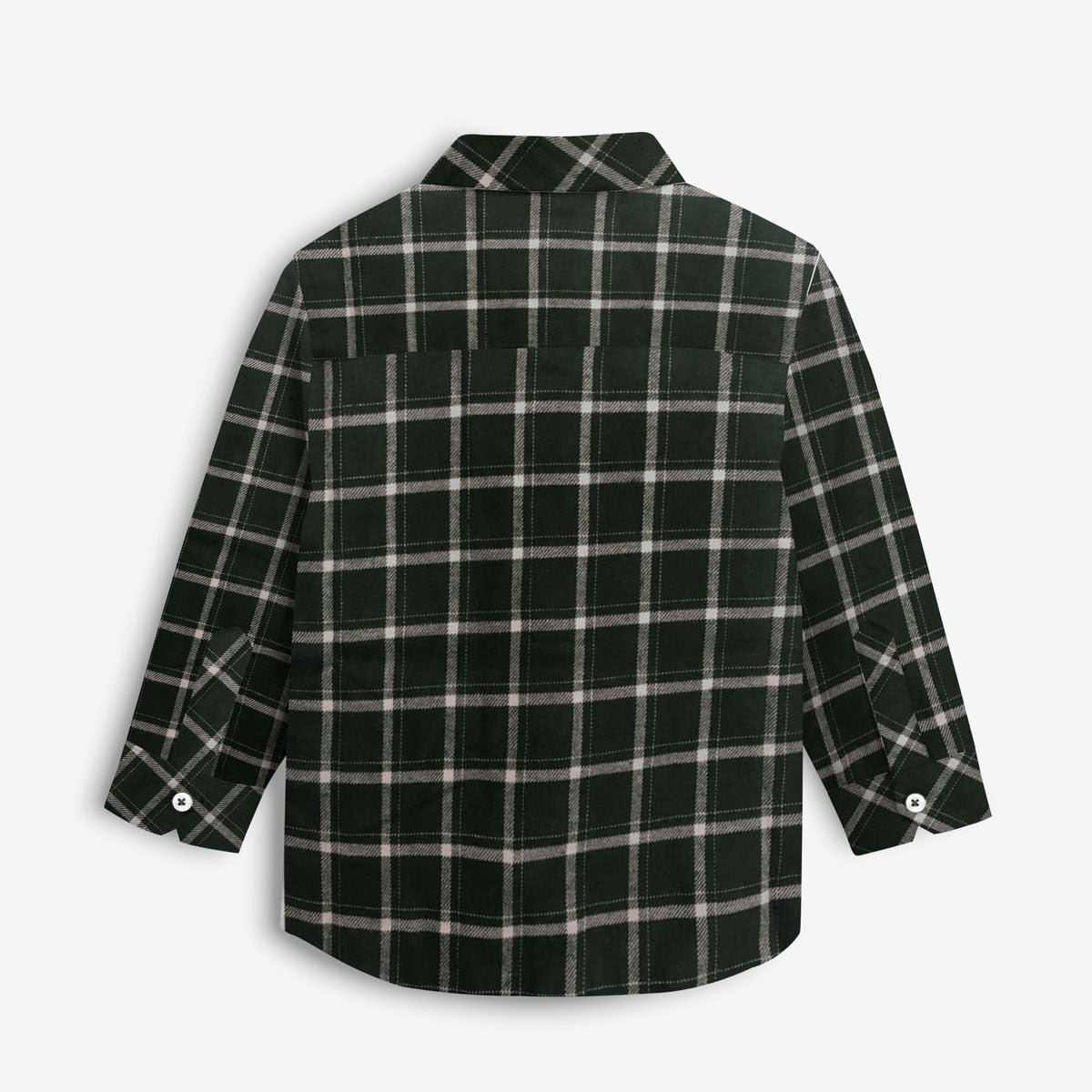 CONTRAST CHECK BOY'S CASUAL SHIRT