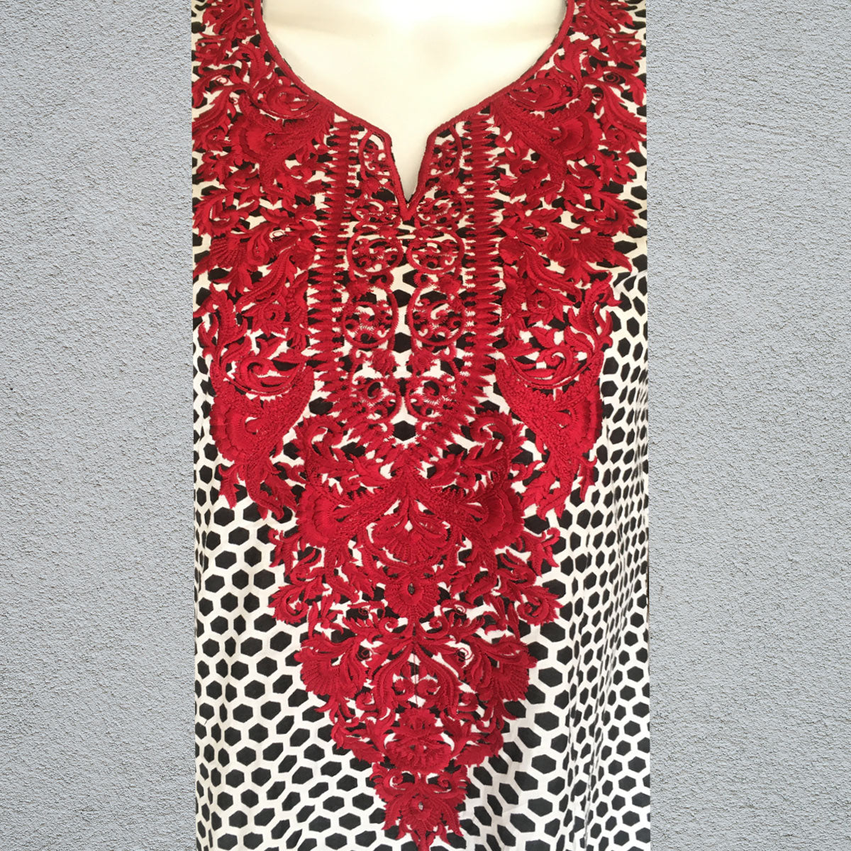 Frok Style Women Embroidered Kurti