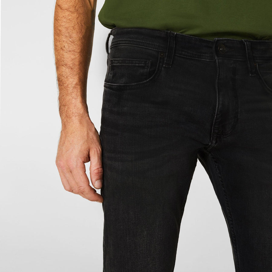 Branded Mid Black Wash Jeans