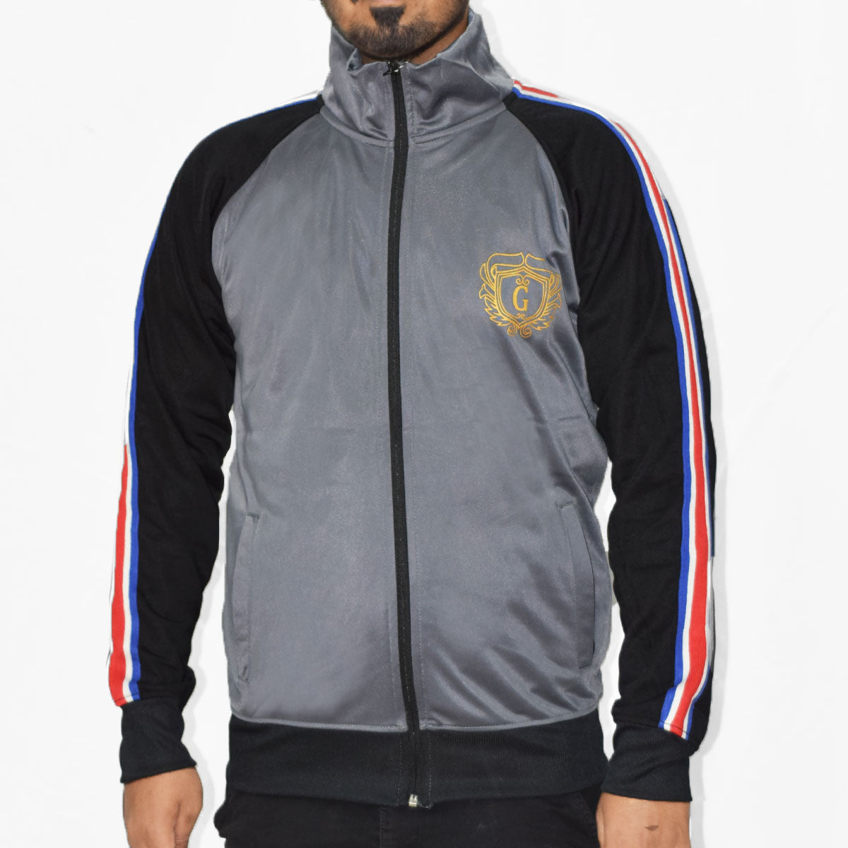 HG Signature Poly Fleece Zipper Jacket - Gray