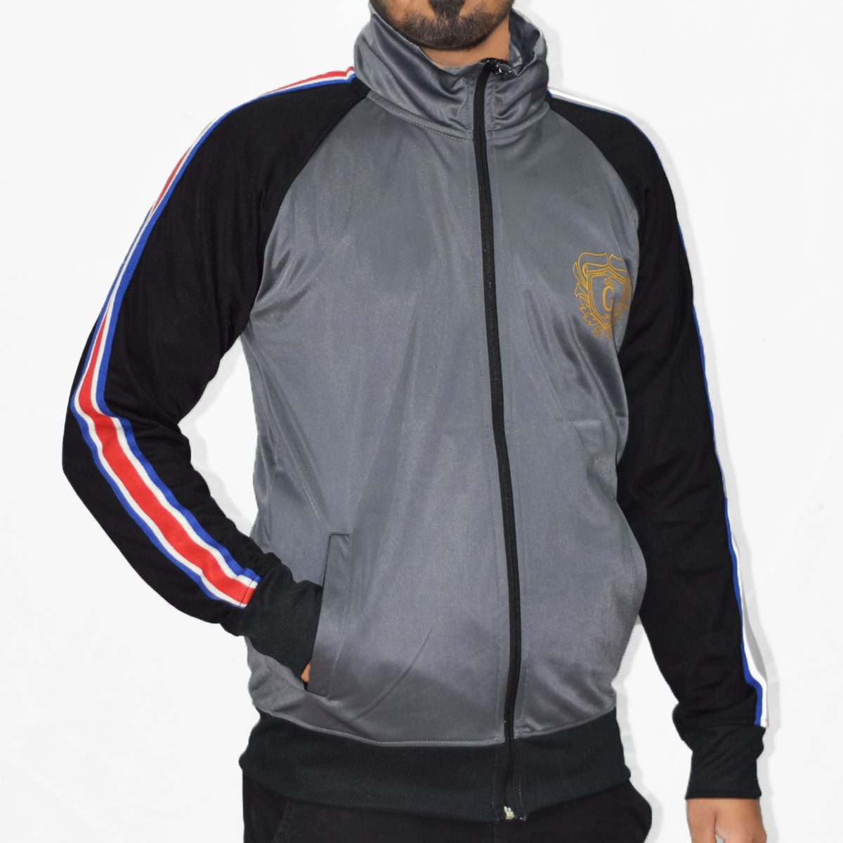 HG Signature Poly Fleece Zipper Jacket - Gray