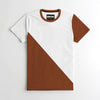HG EXCLUSIVE CONTRAST PANEL TEE SHIRT