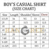 CONTRAST CHECK BOY'S CASUAL SHIRT