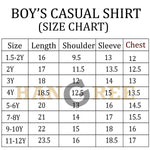 CONTRAST CHECK BOY'S CASUAL SHIRT