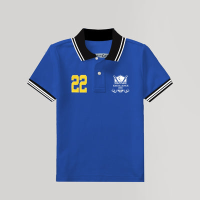 BOY'S TIPPING COLLAR ELITE POLO SHIRT