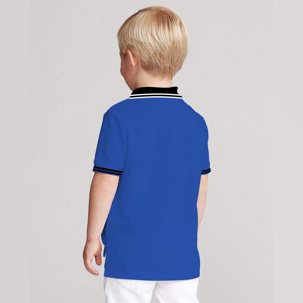 BOY'S TIPPING COLLAR ELITE POLO SHIRT