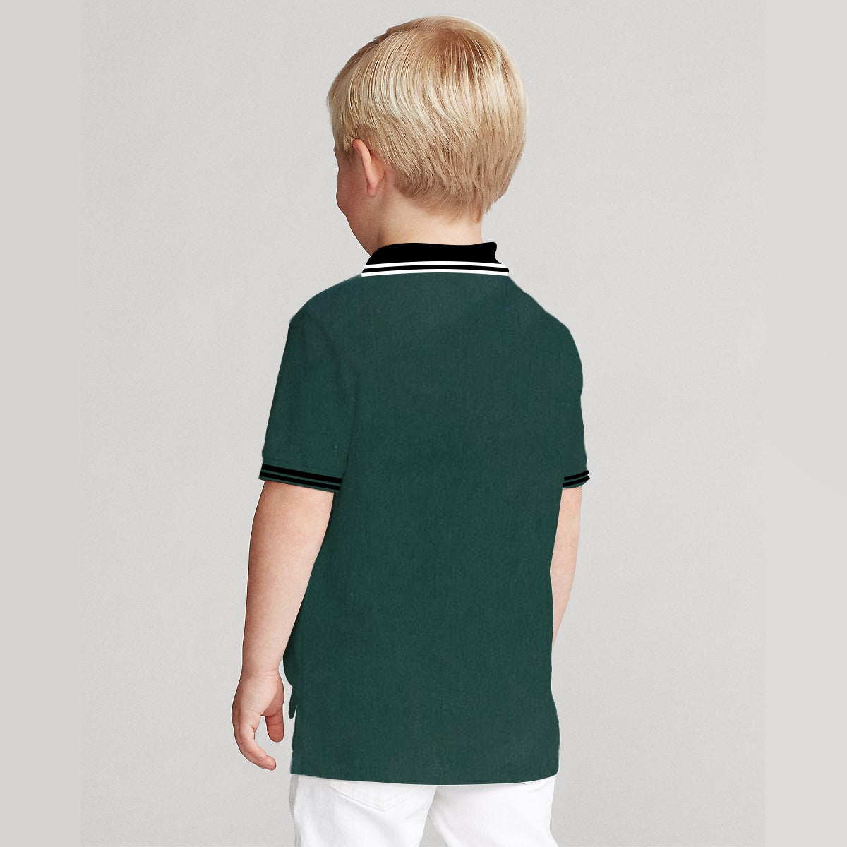 BOY'S TIPPING COLLAR ELITE POLO SHIRT