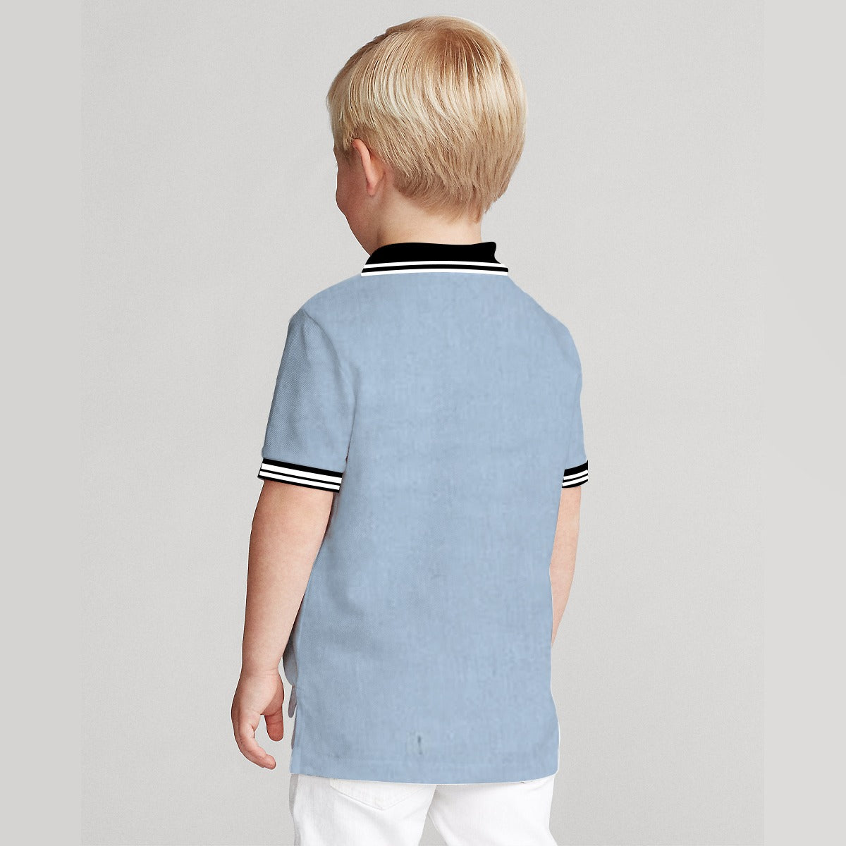 BOY'S TIPPING COLLAR ELITE POLO SHIRT
