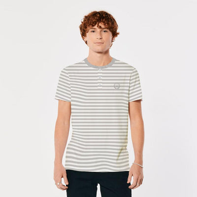 HG SIGNATURE YARN DYED HENLAY TEE SHIRT