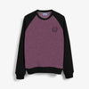 HG Signature Raglan Fleece Sweat Shirt - Dirty Purple