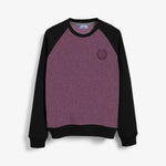 HG Signature Raglan Fleece Sweat Shirt - Dirty Purple