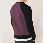 HG Signature Raglan Fleece Sweat Shirt - Dirty Purple