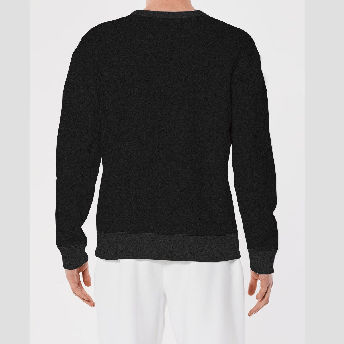 HLSTR Black Signature Printed Sweat Shirt