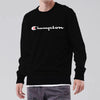 BLACK "Champion" PRINTED SWEAT SHIRT
