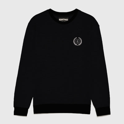 HG PREMIUM TEXTURED BLACK FLEECE TRACK SUIT