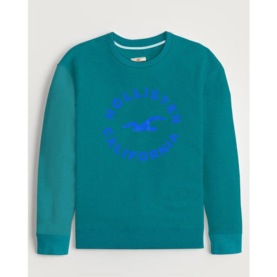 HLSTR Sea Green Fleece Sweat Shirt