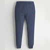 Mélange Gray Fleece Close Bottom Sweat Pant