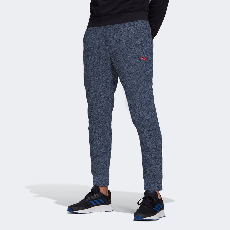 Mélange Gray Fleece Close Bottom Sweat Pant