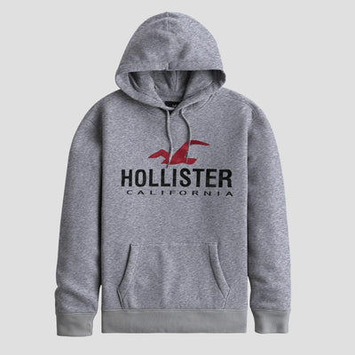 HLSTR Elegant Gray Pull Over Hoodie