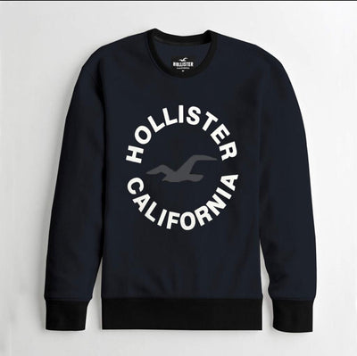 HLSTR Navy Fashion Sweat Shirt