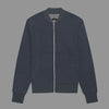Charcoal Fleece Bomber Zipper Jacket
