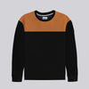 HG Combo Fleece Sweat Shirt - Brown Black