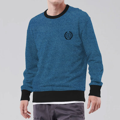 HG SUPER COOL CHAIN YARN ROYAL SLIM FITTING SWEAT SHIRT