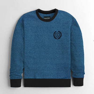 HG SUPER COOL CHAIN YARN ROYAL SLIM FITTING SWEAT SHIRT