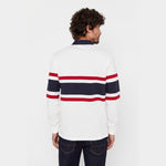 Rugby Full Sleeves Polo Shirt - White
