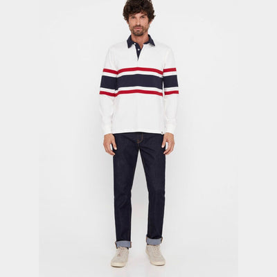 Branded Contrast Fashion Full Sleeves Polo