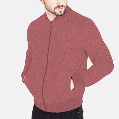 Cozy Fleece Bomber Zipper Jacket