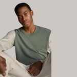 Contrast Full Sleeve Tee Shirt - Sea Green
