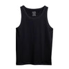 Pack Of 3 Black Cotton Vest