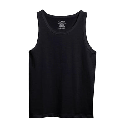 Pack Of 3 Black Cotton Vest