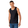 Pack Of 3 Black Cotton Vest