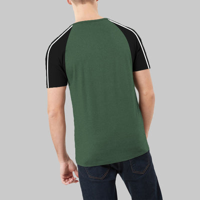 SIGNATURE EMBROIDERED RAGLAN FASHION TEE SHIRT