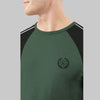 SIGNATURE EMBROIDERED RAGLAN FASHION TEE SHIRT