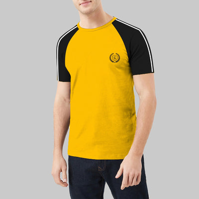 Signature Embroidered Raglan Fashion Tee Shirt