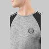 SIGNATURE EMBROIDERED RAGLAN FASHION TEE SHIRT