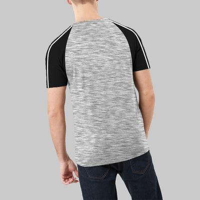 SIGNATURE EMBROIDERED RAGLAN FASHION TEE SHIRT